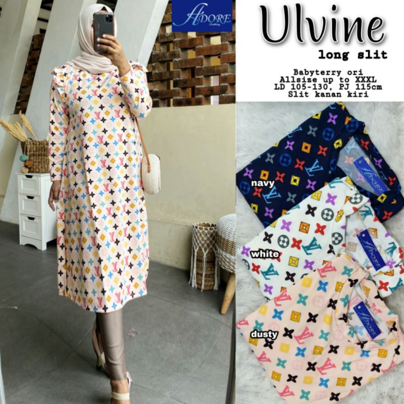 ULVINE LONG SLIT TUNIK PREMIUM BY ADORE