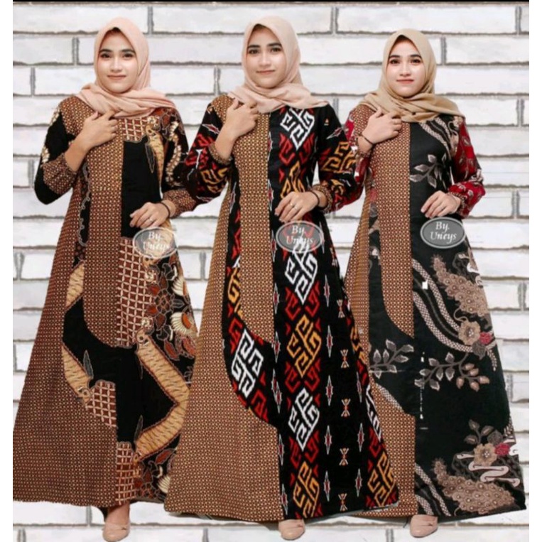 BISA COD_ GAMIS BATIK JUMBO SUPER JUMBO TERBARU GAMIS KONDANGAN