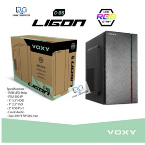 CASING CPU KOMPUTER VOXYVOXY KOMPLIT POWER SUPPLY