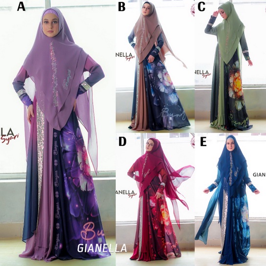 Gamis GIANELLA  Original by BUNGAS