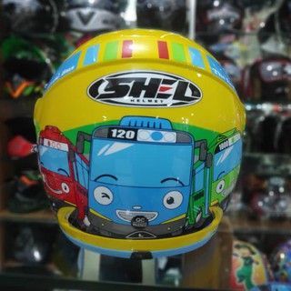 TERLARIS HELM  ANAK  SHEL TAYO KUNING PREMIUM QUALITY 