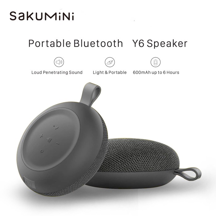 Sakumini Y6 Round Bluetooth Wireless Speaker | Shopee