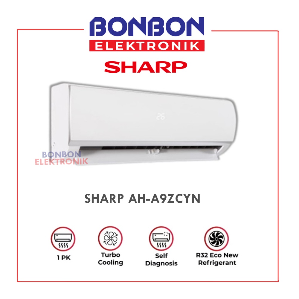 Sharp AC 1PK AH-A9ZCYN 1 PK Split Standard / AH A9ZCYN