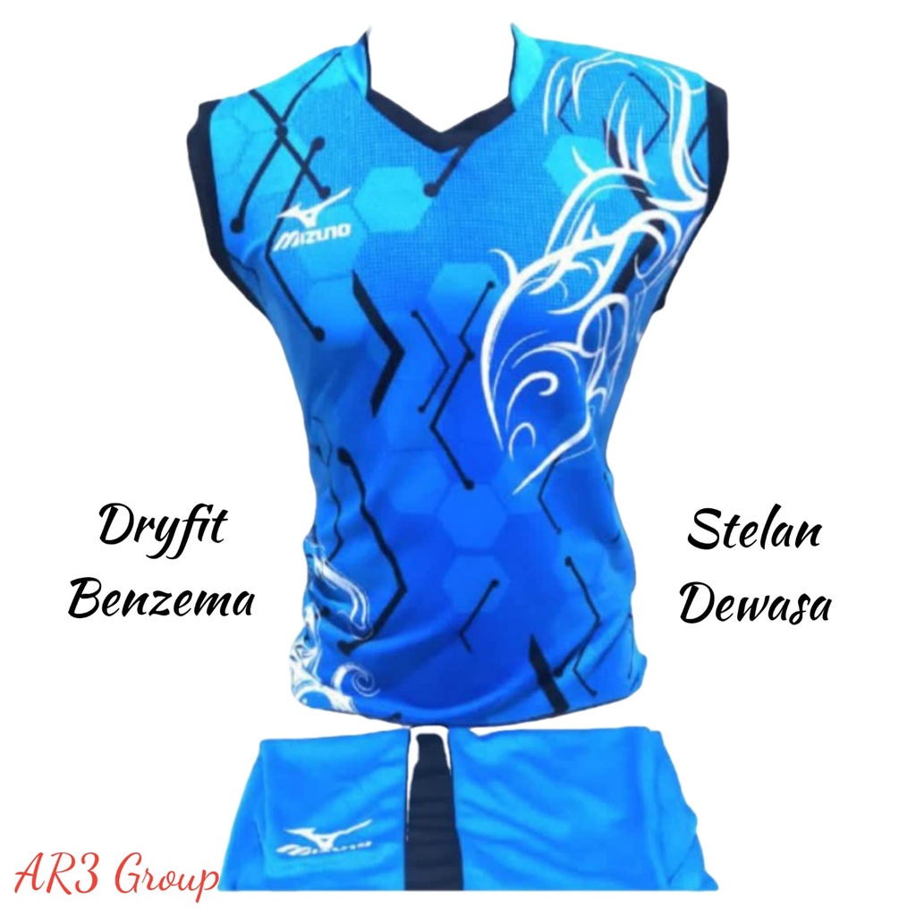 Baju stelan olahraga baju volly baju badminton baju bulutangkis baju olahraga motif terbaru