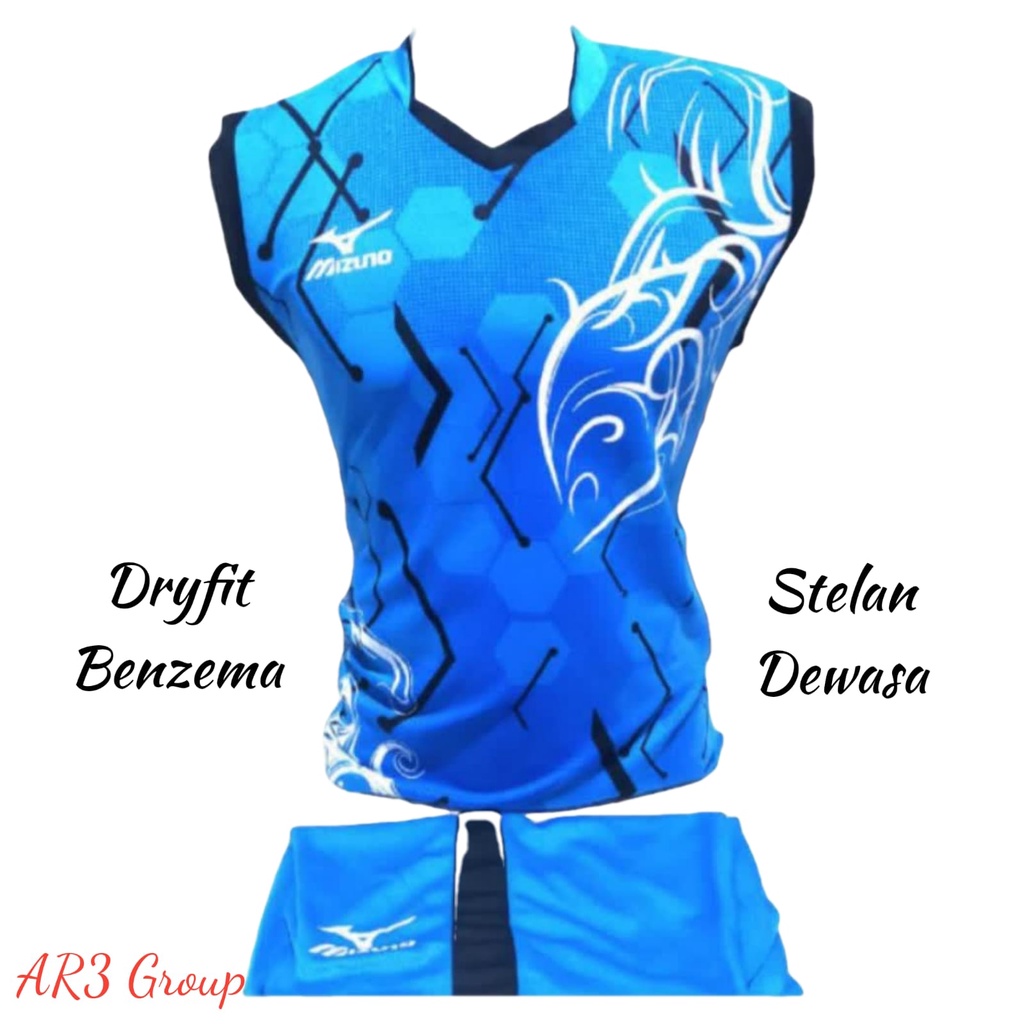 Baju stelan olahraga baju volly baju badminton baju bulutangkis baju olahraga motif terbaru