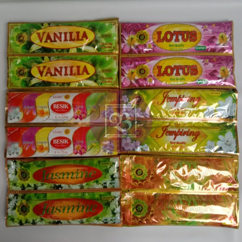 BEST SELLER!! Hio Dupa Wangi Rentengan Putri Bulan isi 6bks (1bks isi 35stik)