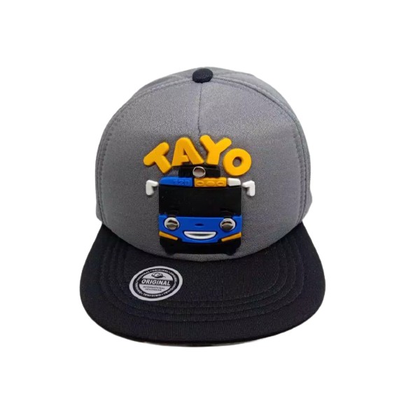 Topi Snapback Motif Tayo// Topi Hip Hop Anak2 Terlaris Dan Termurah.