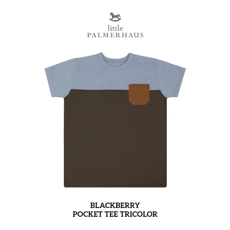 POCKET TEE LITTLE PALMERHAUS TRICOLOR