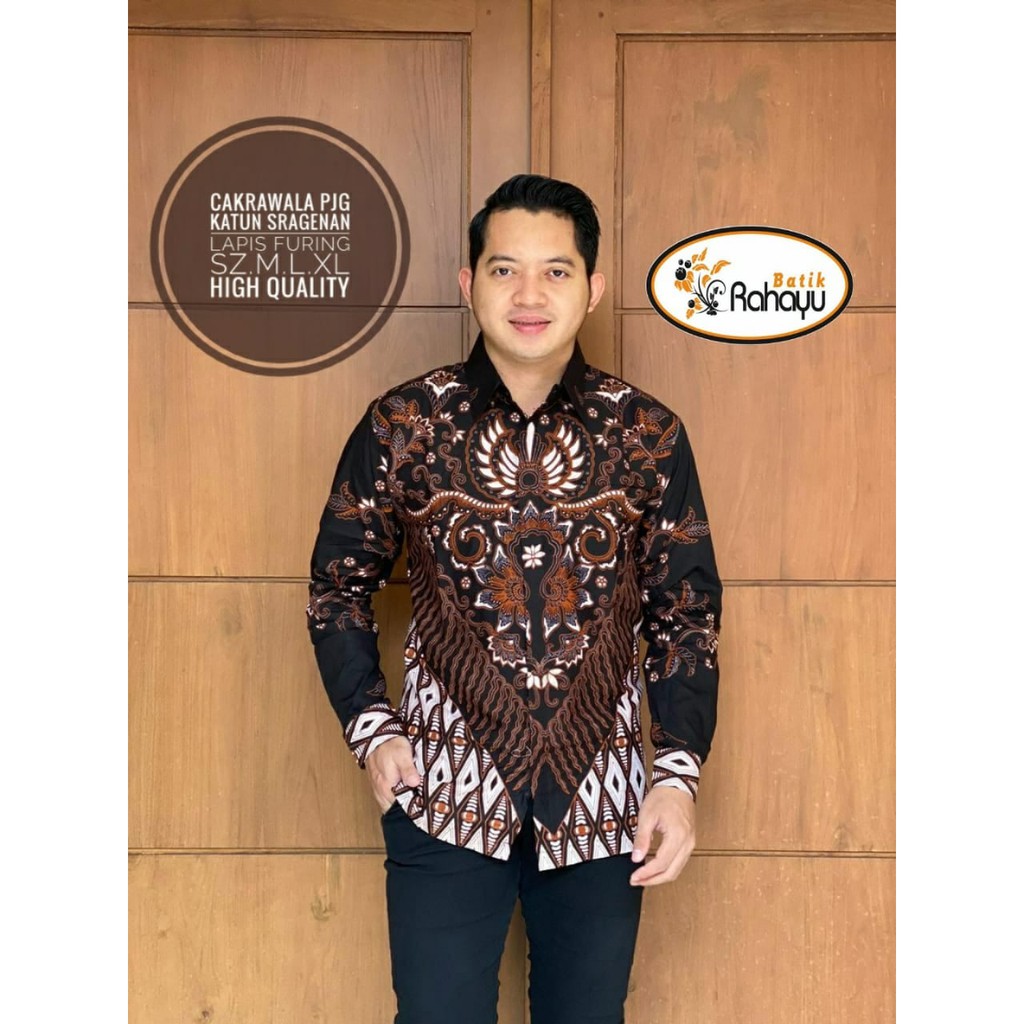 CAKRAWALA kemeja batik pria lengan panjang terbaru modern ORIGINAL BY RAHAYU