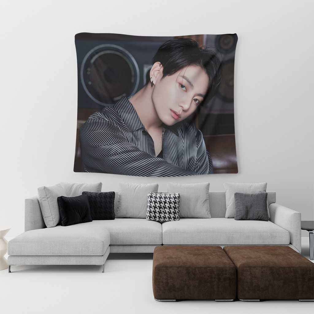 POSTER KPOP BTS BE - POSTER KAIN BTS BE SATIN SILKY 1x1 METER