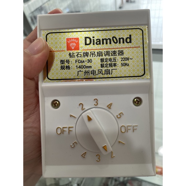 PENGATUR KECEPATAN KIPAS ANGIN DIMMER KIPAS SAKLAR KIPAS MERK DIAMOND DAN WAKSON