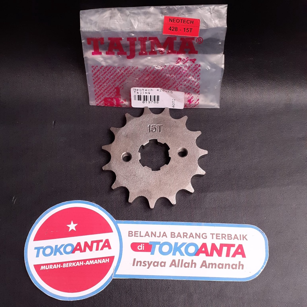 Merk Campur Gir Gear Depan Motor Honda GL Pro Neotech Mega Pro Tiger 428 10 12 13 14 15 16 17