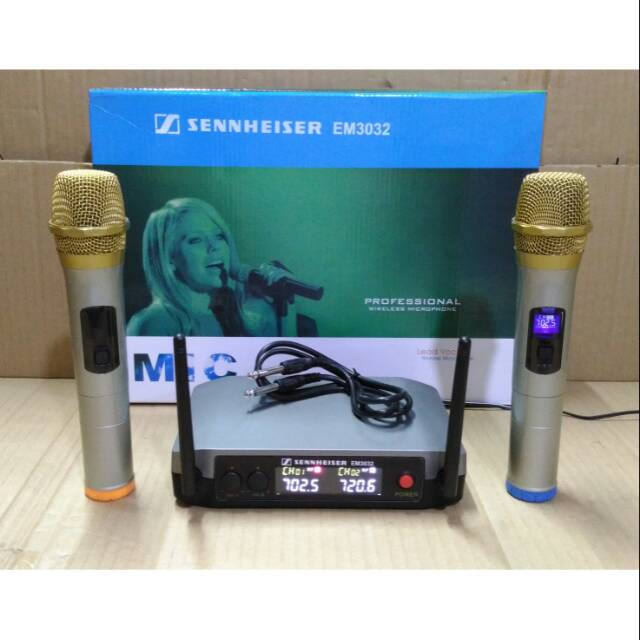 MIC WIRELESS UHF SHENNHEISER EM3032 MICROPHONE PROFESIONAL