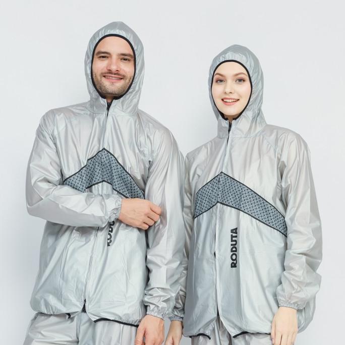 Jaket Sauna Roduta Jogging Silver - Jaket Saja