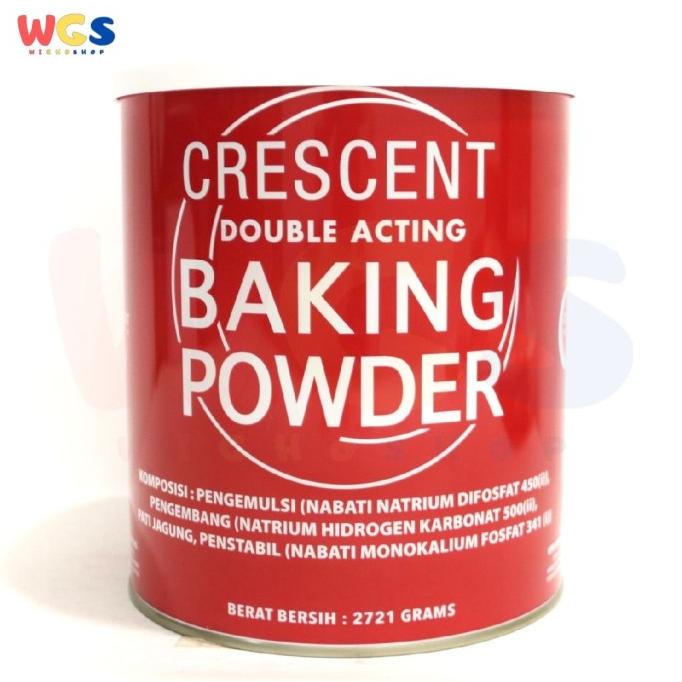 

Crescent Double Acting Baking Powder 2721 gr - Tepung Baking Powder ---NEW---