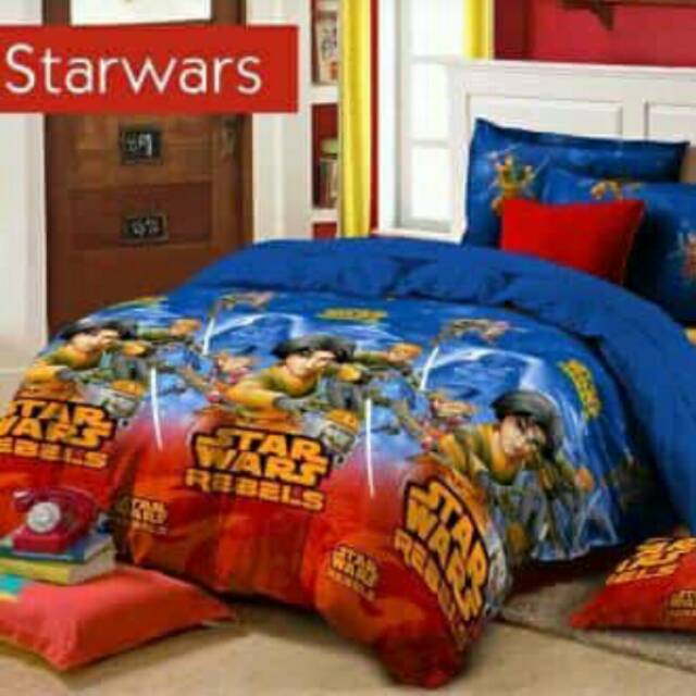 Sprei anak murah star wars