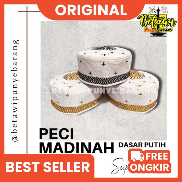 peci kopiah madinah bugis super