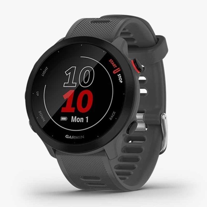 GARMIN WATCH ORIGINAL GARMIN FORERUNNER 55 GPS GRAY JAM PRIA NG