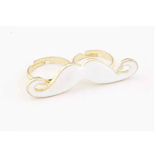 LRC Cincin Photograph Moustache Alloy Korean Rings