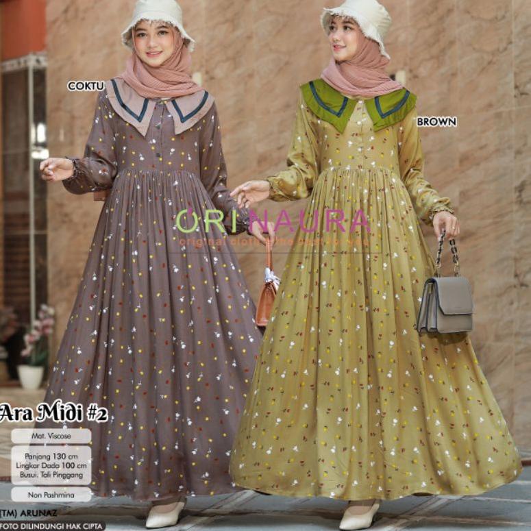 ARA MIDI // ARA MIDI SERIES 2 // ARA POLOS MIDI // ARANA MIDI DRESS ORI NAURA | SRU.01Jl22υ