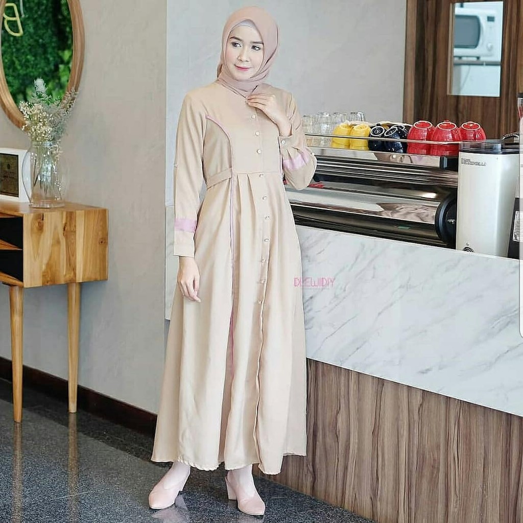 Baju Original Termurah MCL SOFIE Maxi Dress Muslim Modern Panjang Hijab Fashion Wanita Gamis 2018