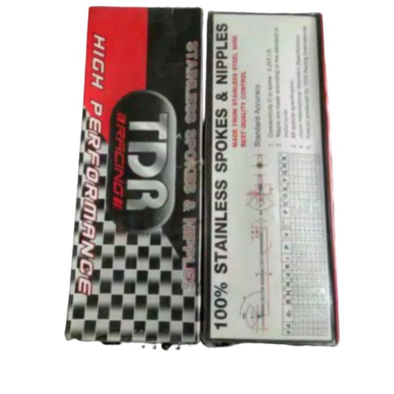 TAD TDR RIDE IT RUJI JARI JARI STAINLESS CHROME 9/10