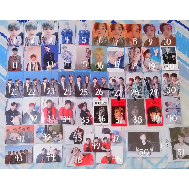 DAY6 PC Photocard Official Park Sungjin Park Jaehyung Eaj Jae Kang Younghyun YoungK Kim Wonpil Yoon 