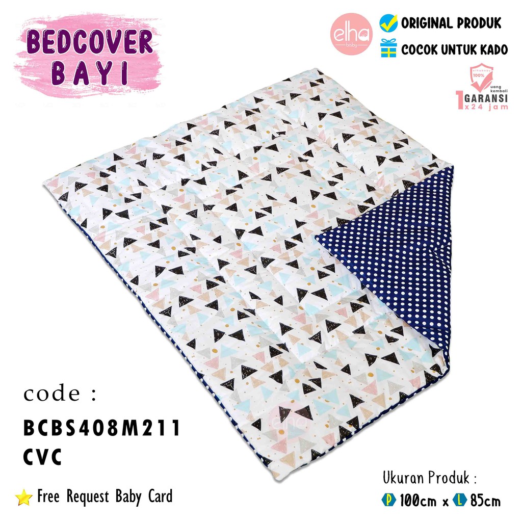 Bed Cover Selimut Baby Perlengkapan Bayi Baru Lahir Baby Bed Set Karakter Cocok Untuk Kado Lahiran-BCBS408M211CVC
