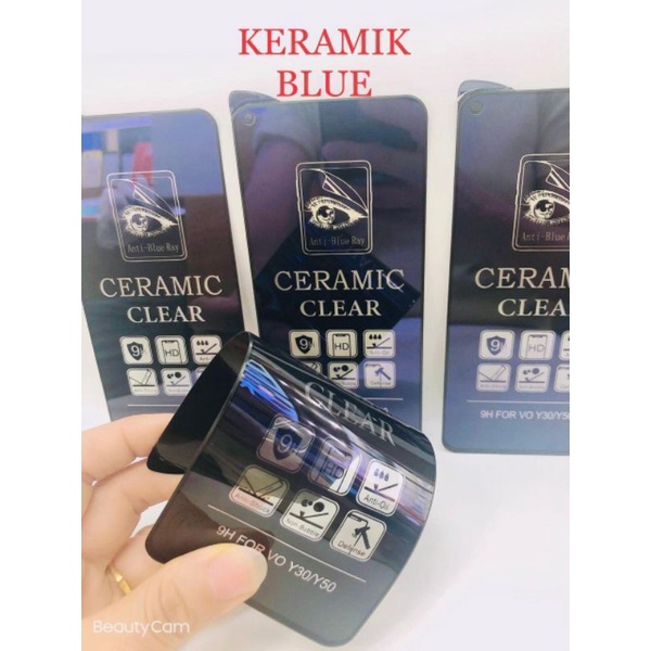 Tempered Glass Anti Radiasi Ceramic Clear Full Layar Iphone 12 5.4 6.1 6.7 inch inci 12 Max Mini Pro Pro Max 13 5,4 6,1 6,7 Anti gores Hp Keramik Glossy Anti Pecah Blue Ray Light