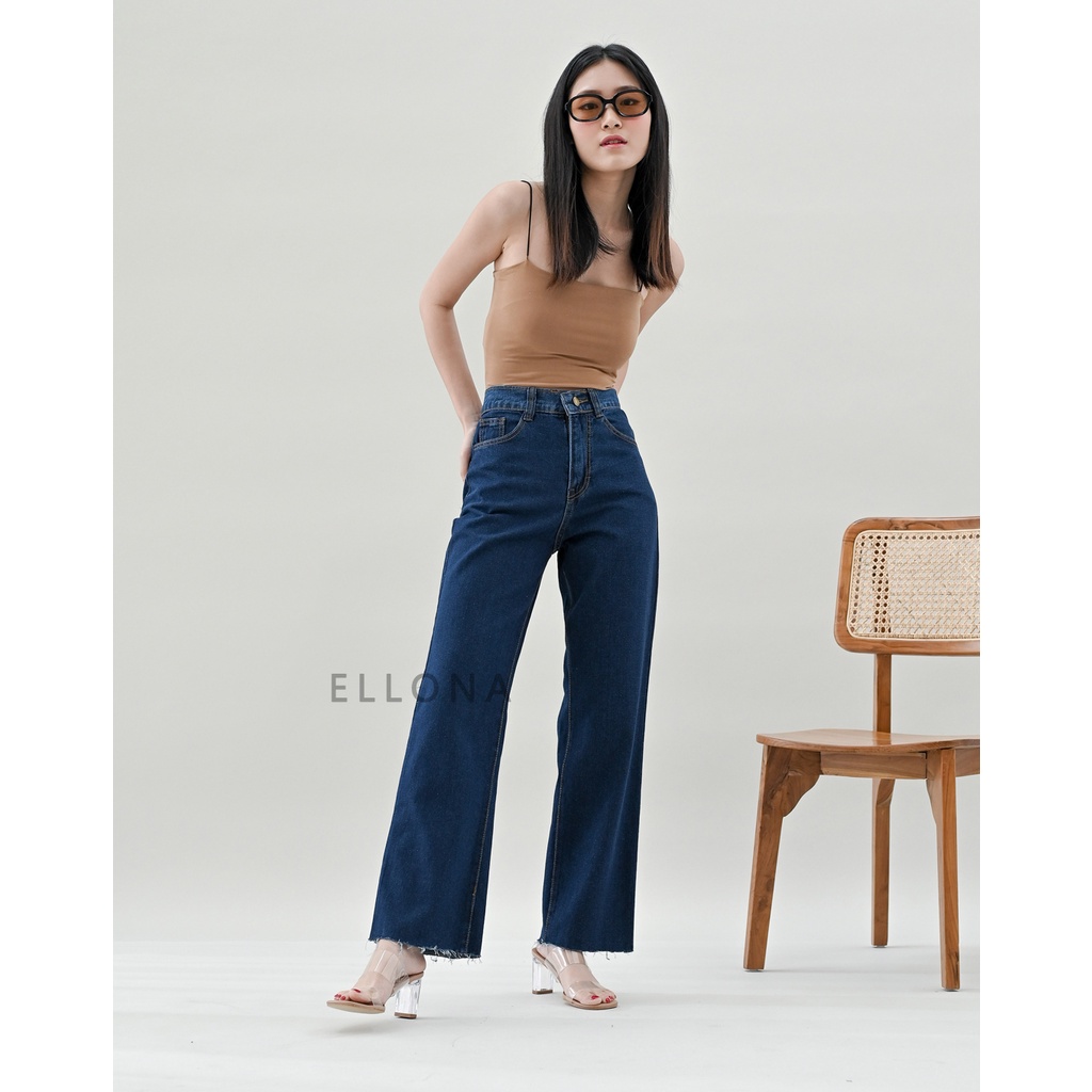 OSSO JEANS - Sofia Kulot Jeans Biru Tua