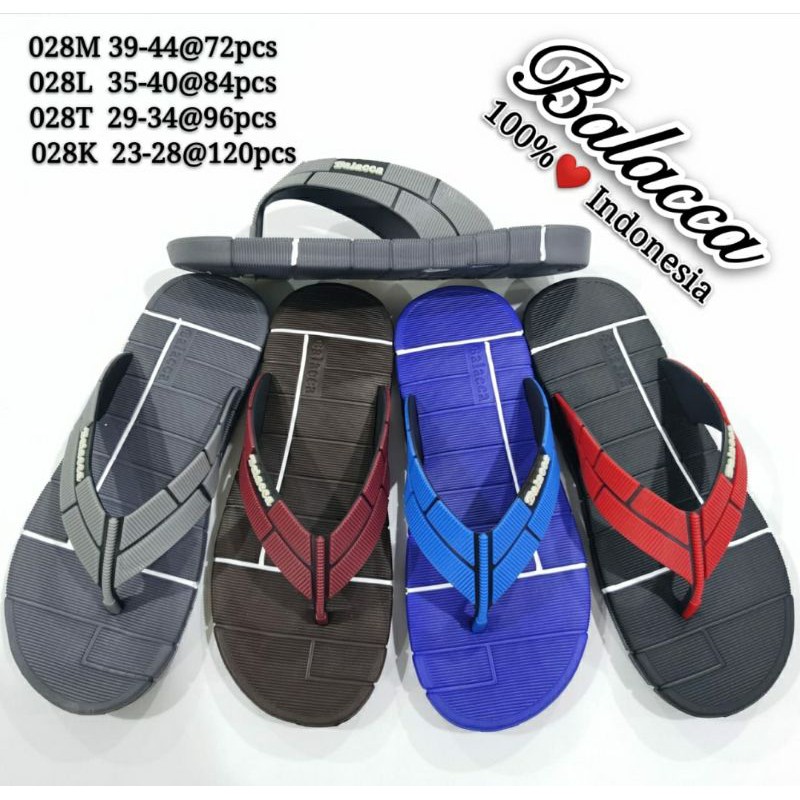 SANDAL ANAK LAKI BALACA 028 KARET SENDAL JEPIT ANAK COWOK LENTUR ANTI AIR