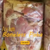 

Fillet paha ayam/ boneless paha ayam frozen, PACK 2kg( harga per 1kg)