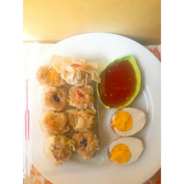 

Dimsum Ayam Paket 8 Dimsum Plus 1 Telor Omega 3 Organik