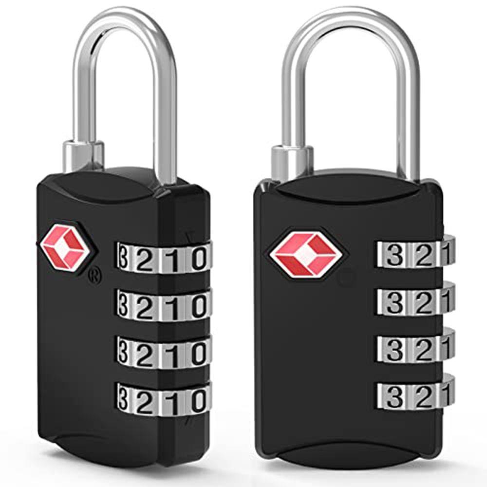 Top TSA Customs Lock Hardware Pelindung Koper Pengaman 4digi Combination Lock
