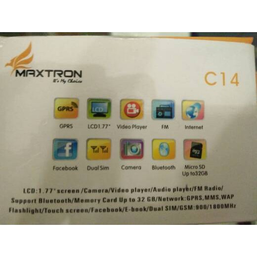 HP MAXTRON C14 2SIM WARNA LAYAR BERWARNA cina murah hp murah 2sim layar warna