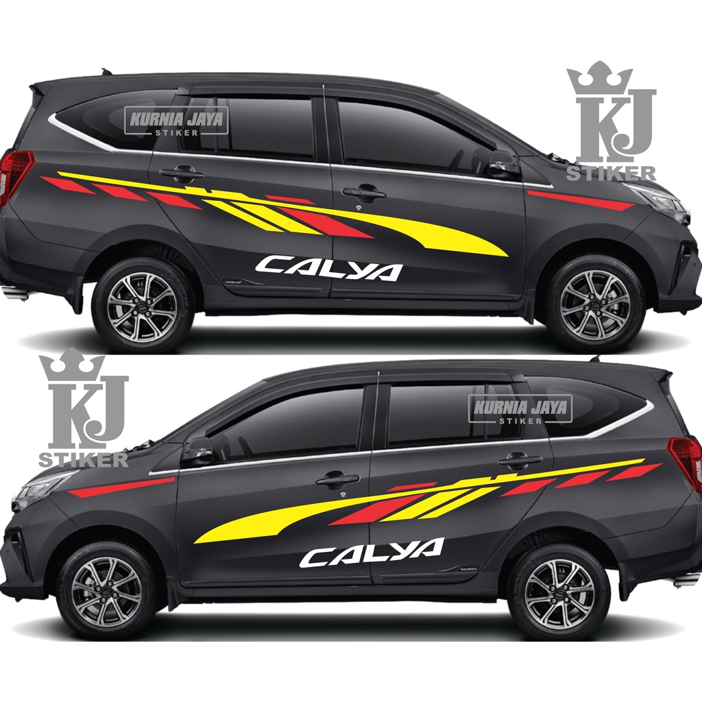 STIKER MOBIL CUTTING STIKER STRIPE LIST DAIHATSU SIGRA TOYOTA CALYA AVANZA XENIA ERTIGA EXPANDER 01 Rp95