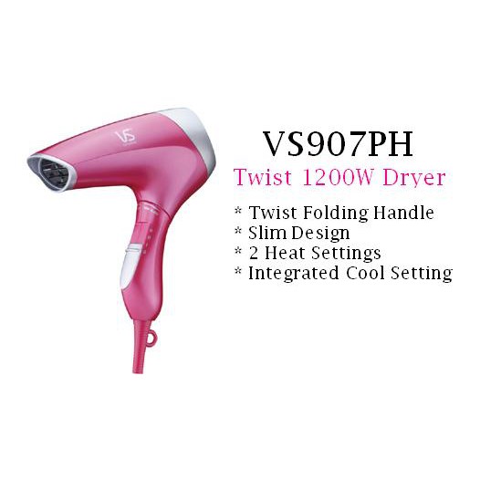 VS SASSOON 1200W TWIST DRYER VS907PH