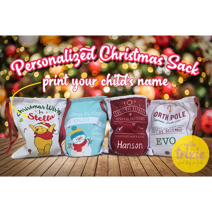 

✨ BISA COD ✨ Kantong Hadiah Natal / Christmas Sack ukuran 26 x 21cm (KECIL)