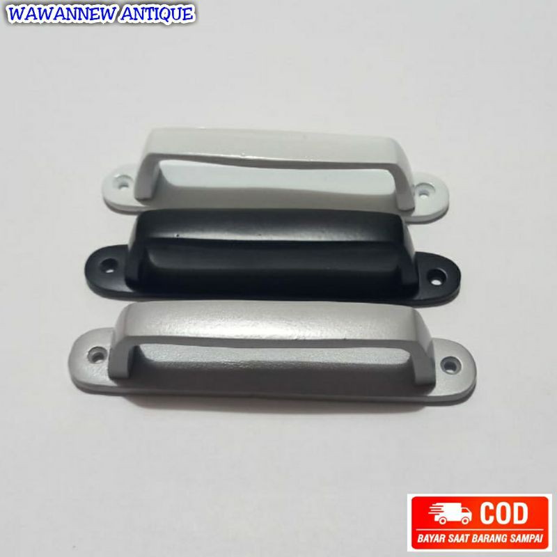 Handle / Tarikan Laci Lemari Jendela Pintu Rumah Aluminium Antik Motif Telpon 12cm