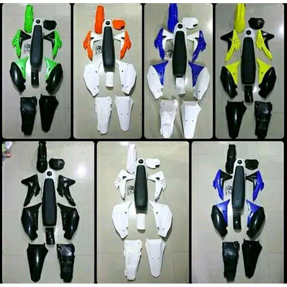 Bodyset klx gordon klx klxbf yz85 klx440 body trail bebek modif