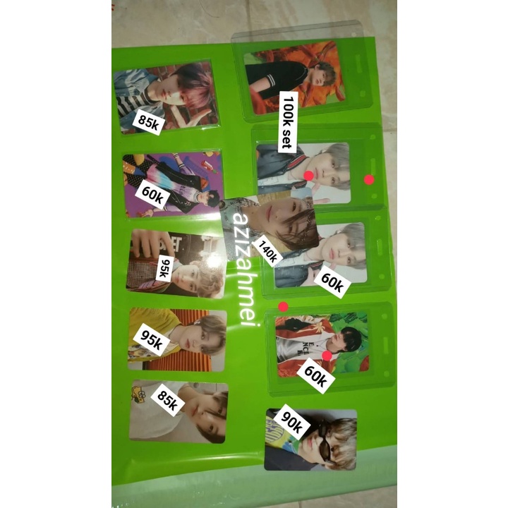 PHOTOCARD RENJUN FUTURE CAFE  HAECHAN AGENT CHENLE CRAZY AR SELCA CLIP JENO MARK JISUNG CHENLE MFAL