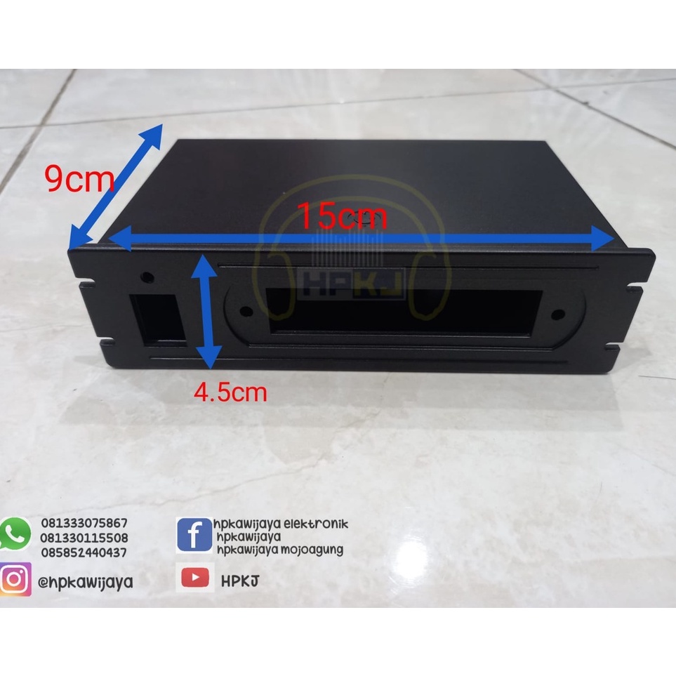 BOX MODUL MP3 MP5 PVC Box kit Module mp3 mp5 Pvc Hitam