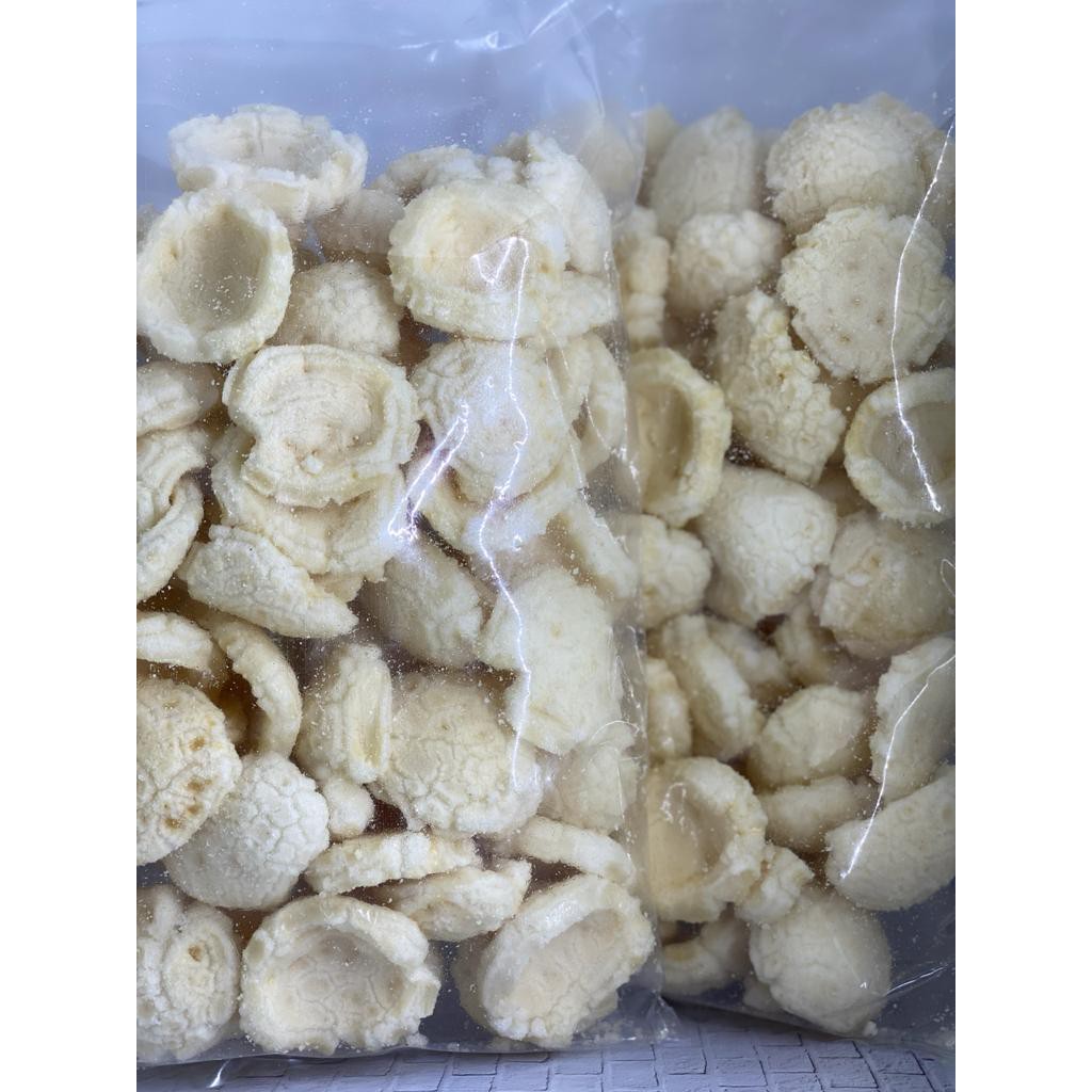 

Kerupuk Palembang / Krupuk Mangkok Retak Seribu Ikan Tenggiri Asli