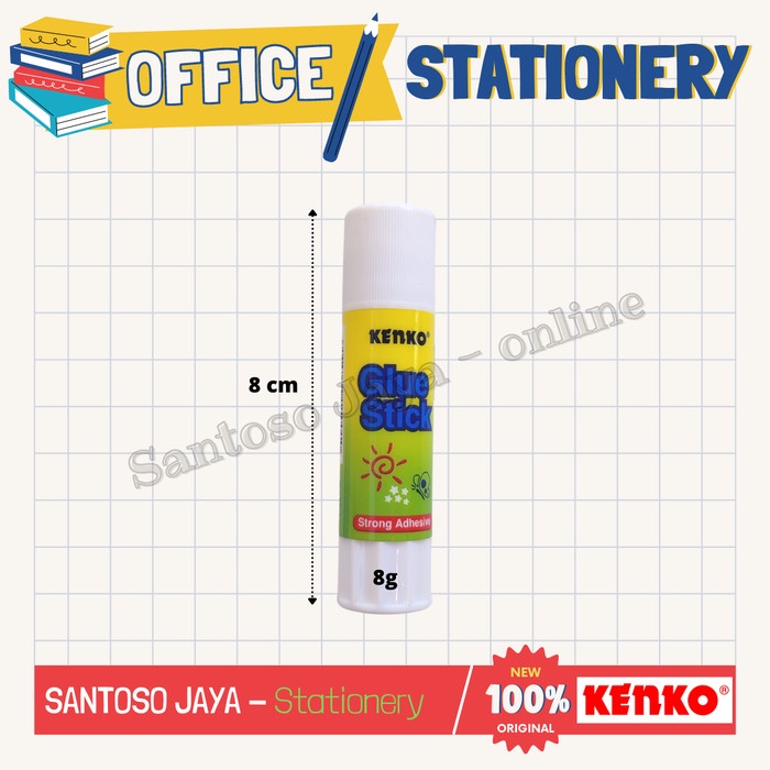 

Lem Stik KENKO 8g - Glue Stick KENKO GS01 - 8 gram