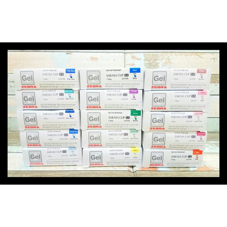 

TERBARU PULPEN PEN GEL ZEBRA SARASA CLIP WARNA 0.5 MM BARANG TERUPDATE