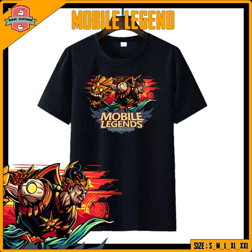 KAOS MOBILE LEGEND  - BAJU HERO MOBILE LEGEND GATOT KACA - KAOS E-SPORT ML GATOT KACA