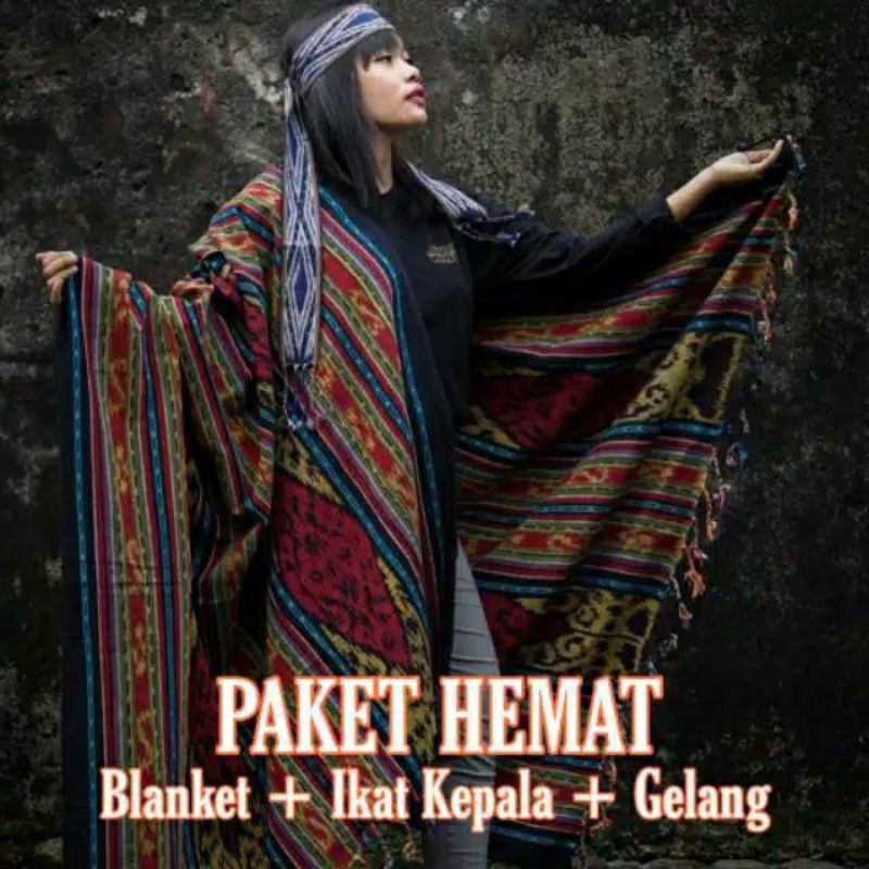 kain tenun etnik nusantara blanket motif sumba toraja dayak papua