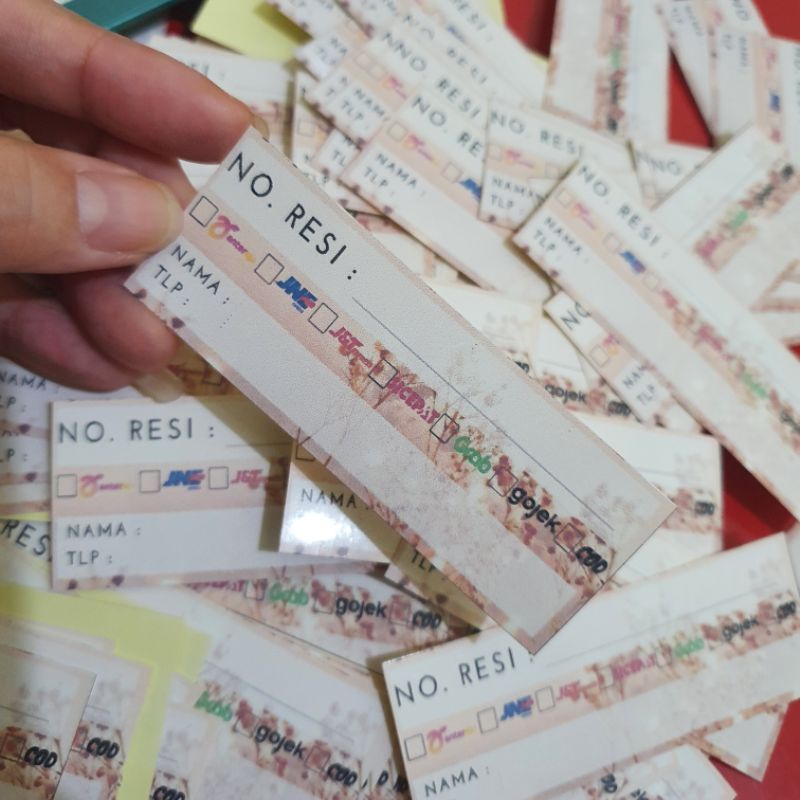 

sticker pengiriman online olshop sticker thank you