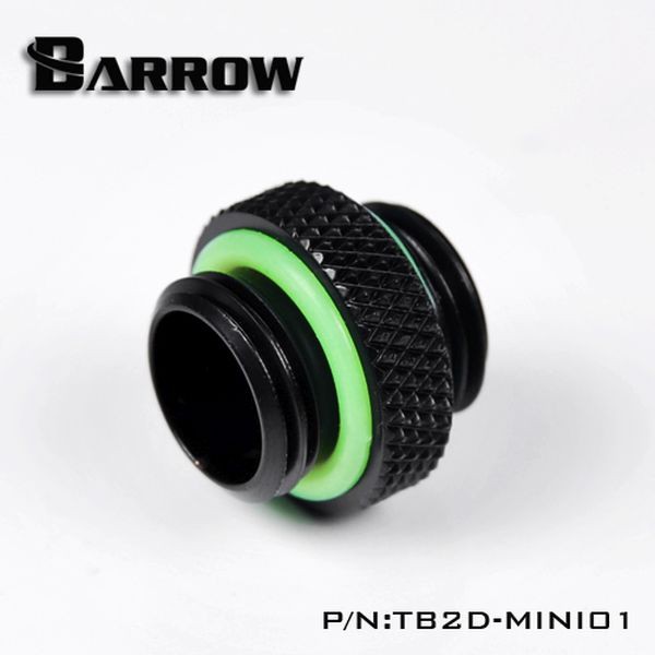 BARROW TB2D-MINI01 Mini Dual Male G1/4 5mm Extender Black