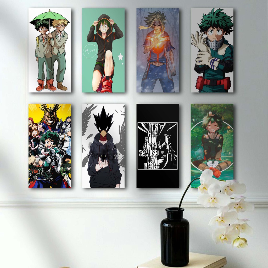 Hiasan dinding Anime BOKU NO HEROES / dekorasi dinding / dekorasi kamar / poster dinding/walldecor